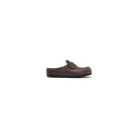 Birkenstock Naples Wrapped Oiled Leather (Regular Fit) Braun 44