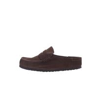 Birkenstock Naples Wrapped Sude Marrón zuecos cómodos Talla Numeric_42