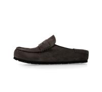 Birkenstock Naples Wrapped Suede Leather Braun 36