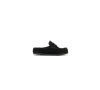 Birkenstock Naples Wrapped Suede Leather (Regular Fit) Schwarz 40