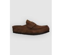 Birkenstock Naples Wrapped Suede Leather (Regular Fit) Braun 44