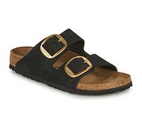 Birkenstock Arizona Big Buckle Lenb Pantoletten Für Damen 1023290-black Schwarz 41