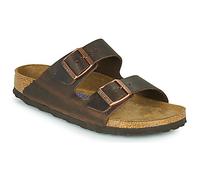 Birkenstock Arizona Oiled Nubuck Leather Soft Footbed Narrow Habana 36