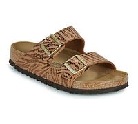 BIRKENSTOCK Pantoffeln Arizona SYN Soft Zebra Pecan in Braun 41