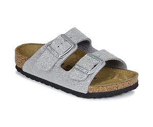 BIRKENSTOCK Pantoffeln Kinder Arizona Kids in Silbern 26