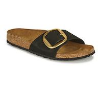 Birkenstock Madrid Big Buckle Lenb Pantoletten Schwarz 39