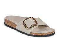 Birkenstock Madrid Big Buckle Pantolette grau Lack SCHMAL 1031823 - Größe 42