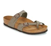 Birkenstock Mayari Birko-Flor Nubuck Sandalen grau - 37