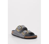 Birkenstock Pantolette Arizona Big Buckle in grau in Größe: 39 für Damen Weite: S