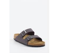 Birkenstock Pantolette Arizona BS in grau in Größe: 46 für Herren