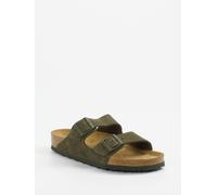 Birkenstock Pantolette Arizona BS in grün in Größe: 45 für Herren Weite: N