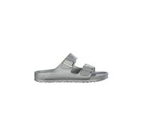 Birkenstock Unisex Arizona Pantoletten, Silber (Metallic Silver), 41 EU