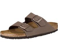 Birkenstock Classic Arizona Birko-Flor, Unisex-Erwachsene Pantoletten, Braun (Mocca), 38 EU