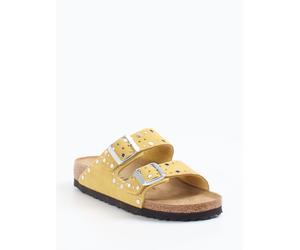 Birkenstock Pantolette Arizona Rivet in gelb in Größe: 40 für Damen Weite: S