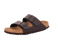 BIRKENSTOCK Pantolette Arizona schwarz Leder Gr. 35-50 051193 + 051191, Größe + Weite:42 schmal