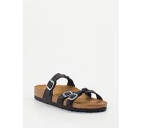 Birkenstock Pantolette Franca Braided in schwarz in Größe: 39 für Damen Weite: S