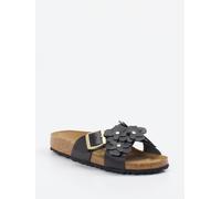 Birkenstock Pantolette Siena Flowers in schwarz in Größe: 42 für Damen Weite: S
