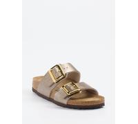 Birkenstock Pantolette Sydney Cushion Buckle in braun in Größe: 36 für Damen Weite: S