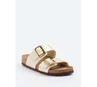 Birkenstock Pantolette Sydney Cushion Buckle in weiß in Größe: 37 für Damen Weite: S