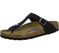 BIRKENSTOCK Pantoletten 1019023 Gizeh Soft Footbed Schwarz normal 40 EU