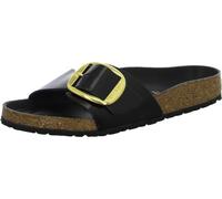 BIRKENSTOCK Pantoletten 1022541 Madrid Big Buckle High-Shine Black normal 39 EU