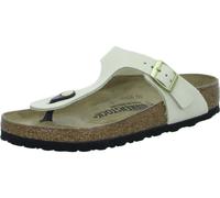 BIRKENSTOCK Pantoletten 1026558 Gizeh Nubuck Leather Ecru normal 39 EU