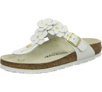BIRKENSTOCK Pantoletten 1026686 Gizeh Flower Embellishment weiß normal 41 EU