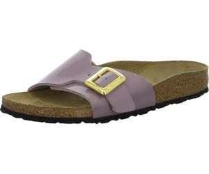 BIRKENSTOCK Pantoletten 1029389 Catalina Cushion Buckle Patent Faded Purple schmal 39 EU