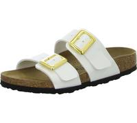 BIRKENSTOCK Pantoletten 1029438 Sydney Cushion Buckle Patent White 41 EU