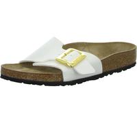 BIRKENSTOCK Pantoletten 1029460 Catalina Cushion Buckle Patent White normal 41 EU