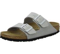 BIRKENSTOCK Pantoletten 1030127 Arizona shiny glitter silver schmal 42 EU