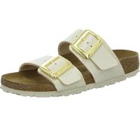 BIRKENSTOCK Pantoletten 1030258 Sydney Cushion Buckle shiny snake cream schmal 36 EU