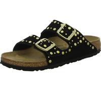 Birkenstock Arizona Rivet schmal Damen Sandalen rein schwarz - 40