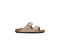 Birkenstock Arizona Suede Leather Narrow Sandalen beige/braun - 41