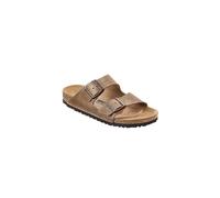 Birkenstock Arizona Damen Herren Pantolette Nubukleder geölt 42, Normal, Tabacco Brown