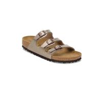 Birkenstock Pantoletten "Florida" in Taupe - Größe 38 | Damen Pantoletten