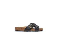 BIRKENSTOCK Pantoletten SIENA FLOWERS schwarz | 36