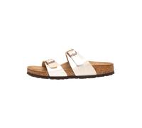 Birkenstock Pantoletten "Sydney" in Creme - Weite S - Größe 38 | Damen Pantoletten