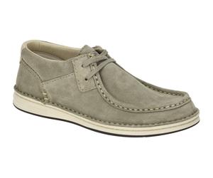 Birkenstock Pasadena Mokassin Schuhe grau taupe SCHMAL 1029677 - Größe 40