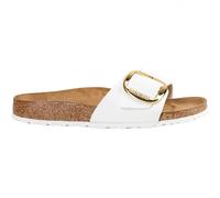 Birkenstock Patent White Damen 39 Birkenstock Madrid Big Buckle