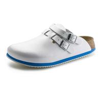 Birkenstock Professional Kay Leder Softfootbed, Damen Clogs, Weiß (Weiß), 36 EU