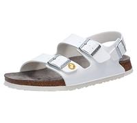 Birkenstock Professional Milano Birko-Flor ESD 634888, Riemchensandalen, Weiß (Weiß 73), 36 EU (3.5 UK)