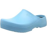 Birkenstock - Professional SUPER Damen Clogs, Türkis (Ciel Blue Flower), 35 EU