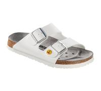 Birkenstock ESD-Sandale Arizona Birko-Flor Unisex-Erwachsene Weiß Gr. 42