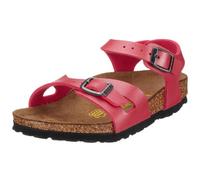 BIRKENSTOCK Rio 431443, Unisex - Kinder Sandalen/Outdoor-Sandalen aus Birko-Flor, Pink (Ice Pearl Koralle), EU 33 (schmal)