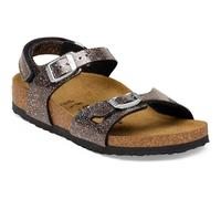 BIRKENSTOCK Flache Sandalen Rio AS Kids in Schwarz 29