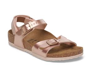 Birkenstock Rio AS Kids Birko-flor electric metallic copper (884) Normal 33