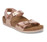 Birkenstock Rio AS Birko-Flor Narrow Kinder Sandalen rosa/braun - 38