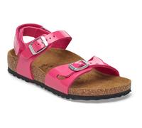 Birkenstock Rio AS Kids Birko-flor patent fuchsia tulip (1405) Schmal 39