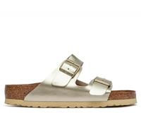Birkenstock Rio Birko Flor Cosmic Sparkle Kinder-Sandalen, Weiß, Gold - Electric Metallic Gold - Größe: 39 EU